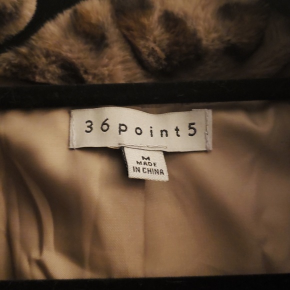 Vegan Faux Fur Leopard Jacket - Picture 3 of 8